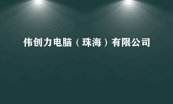 伟创力电脑（珠海）有限公司