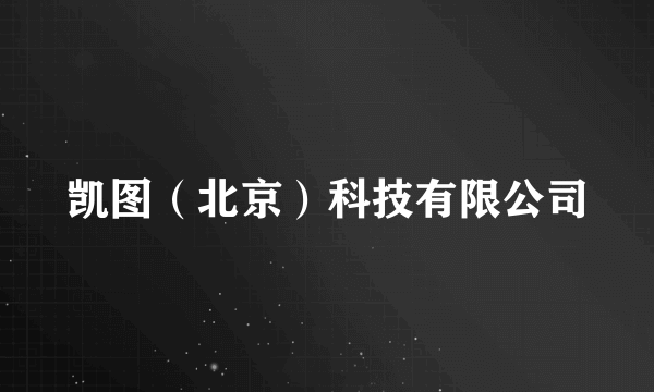 凯图（北京）科技有限公司