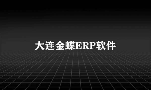 大连金蝶ERP软件