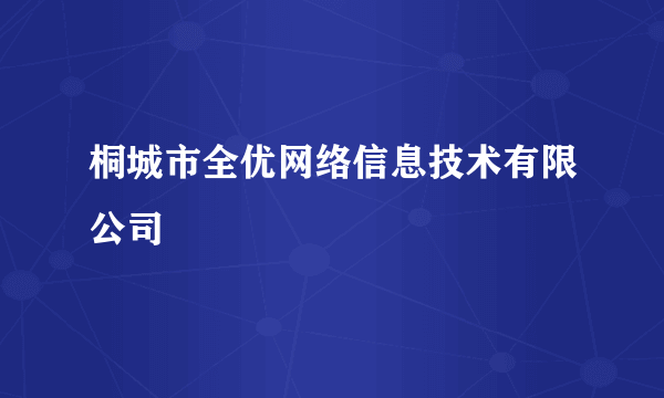 桐城市全优网络信息技术有限公司