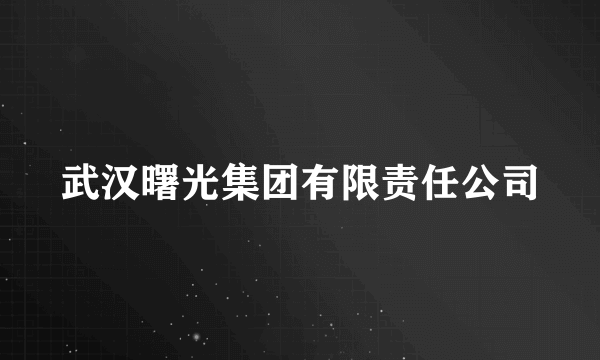 武汉曙光集团有限责任公司