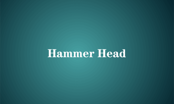 Hammer Head