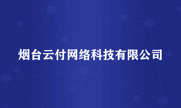 烟台云付网络科技有限公司