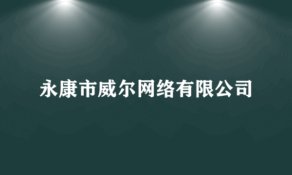 永康市威尔网络有限公司