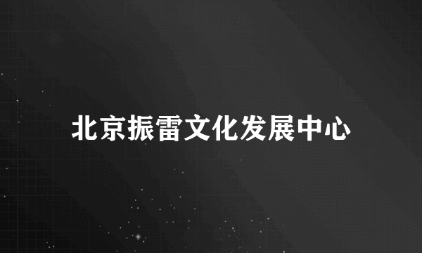 北京振雷文化发展中心