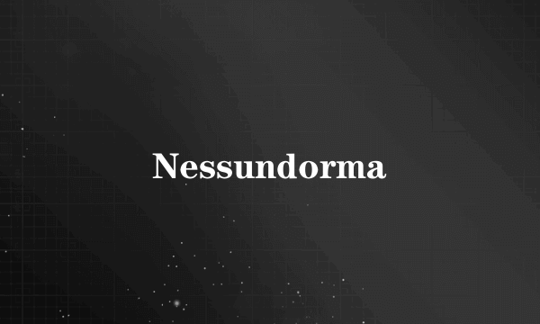 Nessundorma