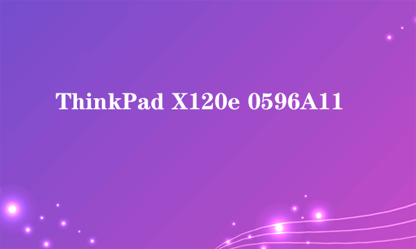 ThinkPad X120e 0596A11