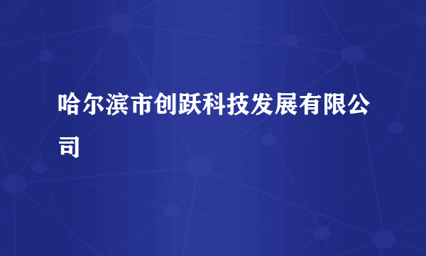 哈尔滨市创跃科技发展有限公司