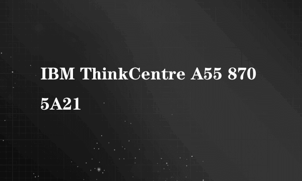 IBM ThinkCentre A55 8705A21