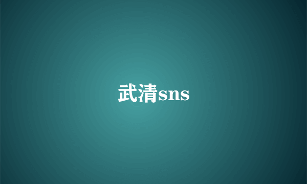 武清sns