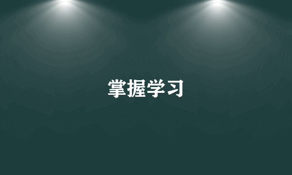 掌握学习