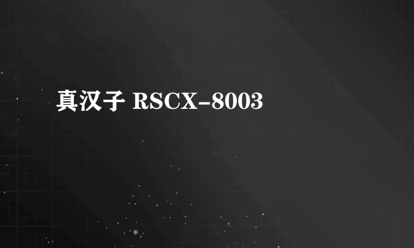 真汉子 RSCX-8003