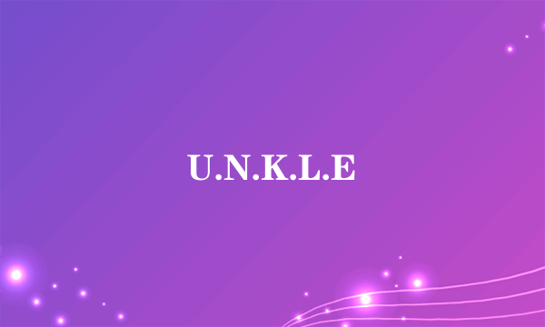 U.N.K.L.E