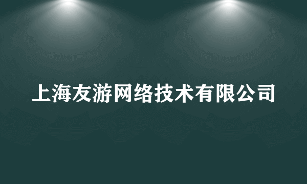 上海友游网络技术有限公司