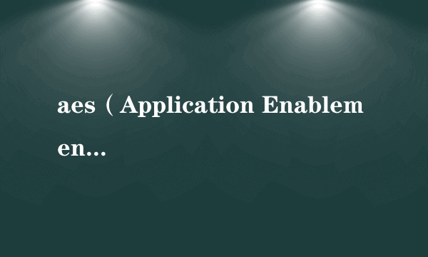 aes（Application Enablement Services）