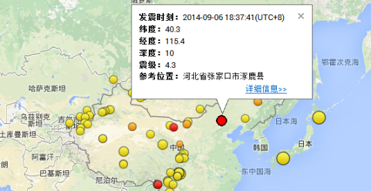 9·6涿鹿地震