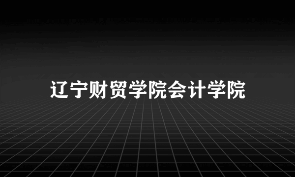 辽宁财贸学院会计学院