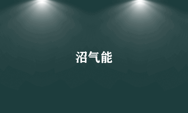 沼气能