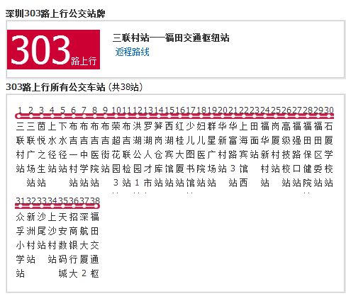 深圳公交303路