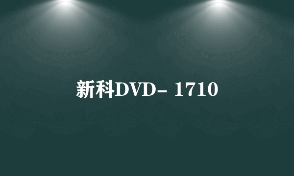 新科DVD- 1710