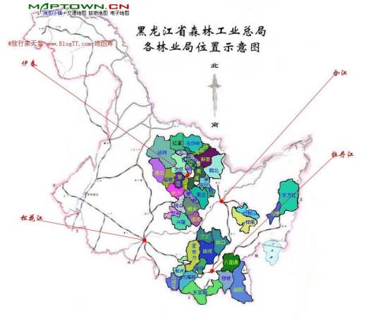 黑龙江森工林区