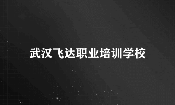 武汉飞达职业培训学校