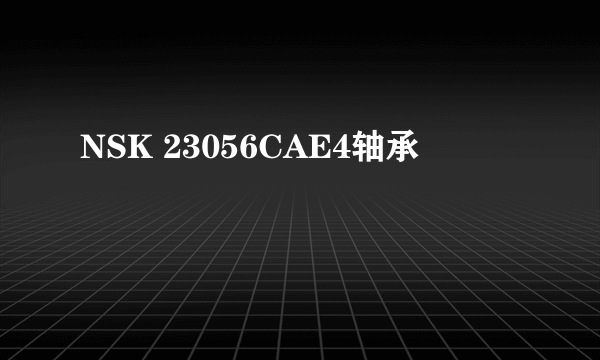 NSK 23056CAE4轴承