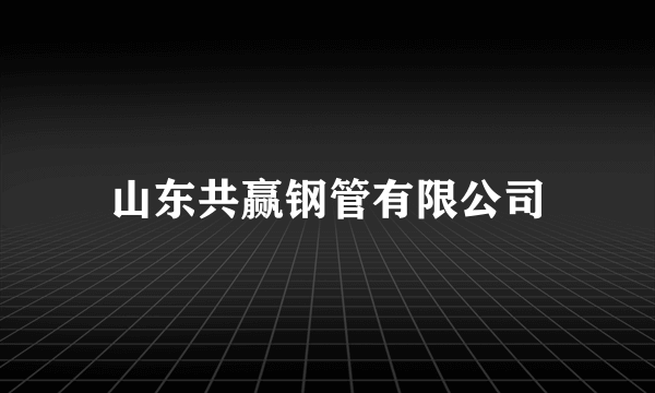 山东共赢钢管有限公司