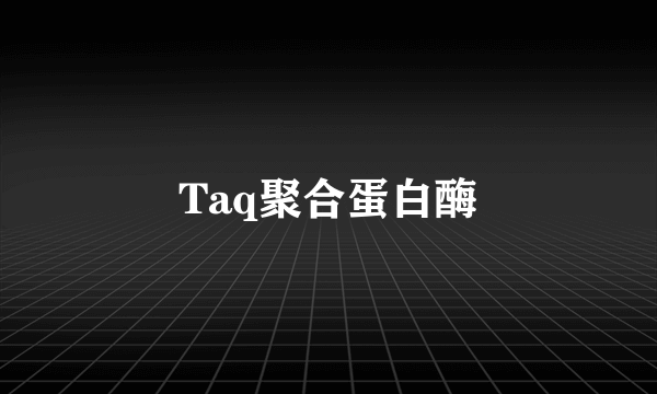 Taq聚合蛋白酶