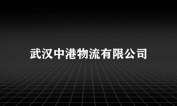 武汉中港物流有限公司