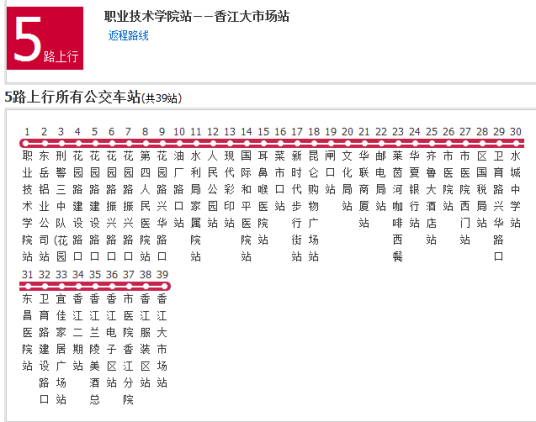 聊城公交5路